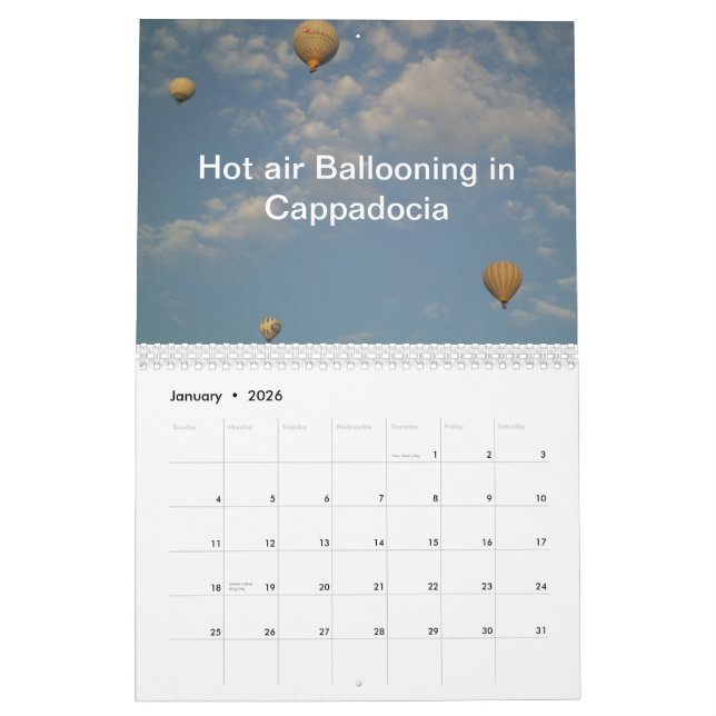 Calendário 2015 de Enchanting Turquia (Jan 2026)