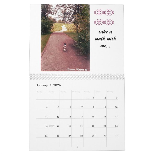 Calendário 2015 de Winston III "Pawsome " do (Jan 2026)