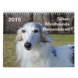 Calendário 2015 Windhounds macios recordados
