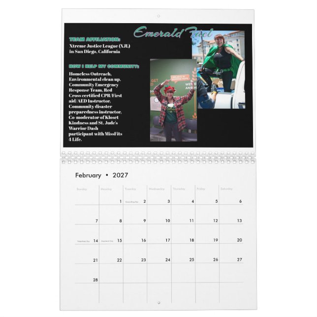 Calendário 2016-2017 Ela-Heroes & Villains (Fev 2027)