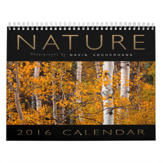 Calendário 2016 da fotografia da natureza de David