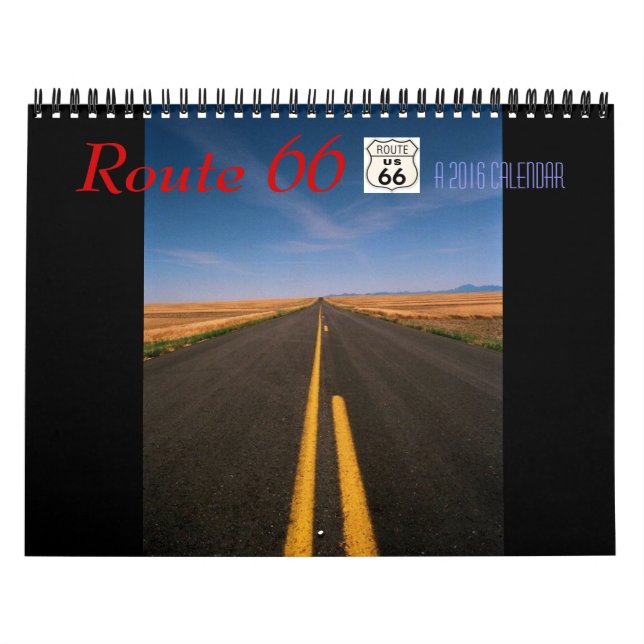 Calendário 2016 da rota 66 (Capa)