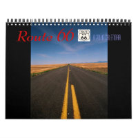 Calendário 2016 da rota 66