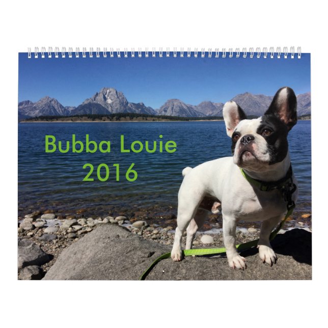Calendário 2016 de Bubba Louie (Capa)
