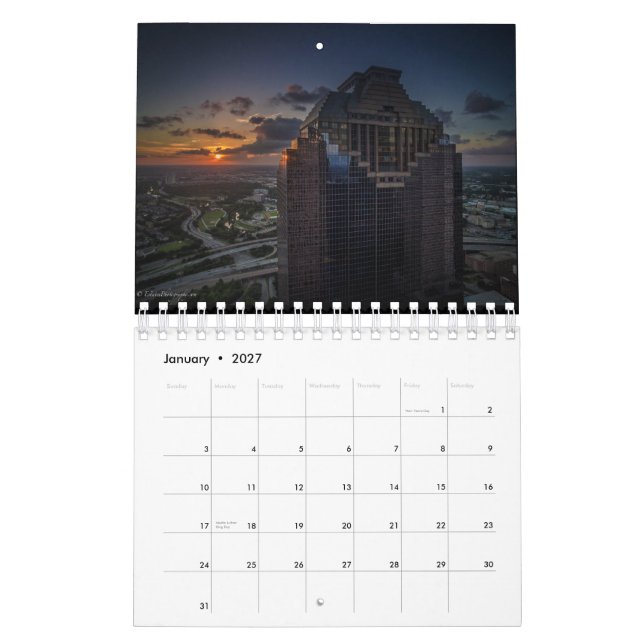 Calendário 2016 de Houston por (Jan 2027)