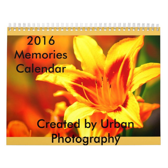 Calendário 2016 memórias (Capa)