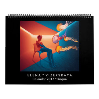 Calendário 2017 da arte de Elena Vizerskaya RISQUE
