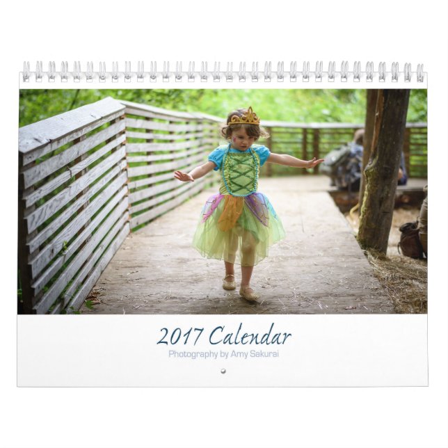Calendário 2017 da foto do Amy (Capa)