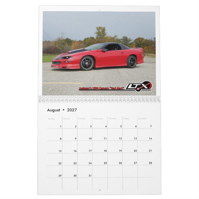 calendário 2017 de LTxTech.com (Ago 2027)