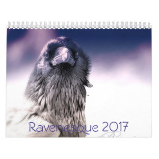 Calendário 2017 mágico do corvo