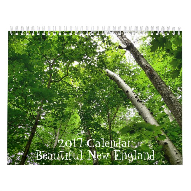 Calendário 2017 Nova Inglaterra Bonito (Capa)