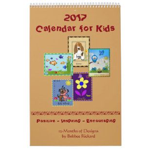 Calendário 2017 para miúdos