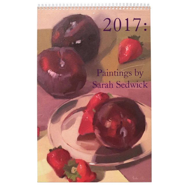 Calendário 2017: Pinturas de Sarah Sedwick (Capa)