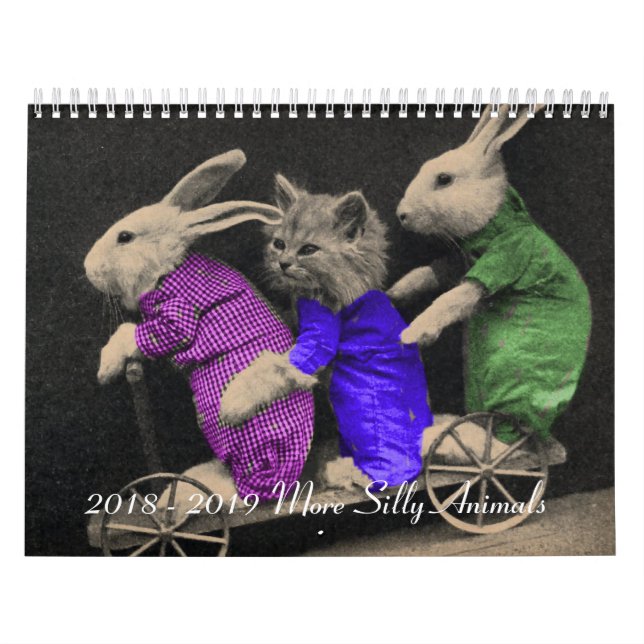 Calendário 2018 - 2019 animais mais parvos (Capa)