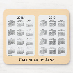Calendário 2018-2019 do trigo por Janz Mousepad