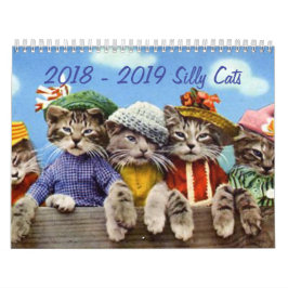 Calendário 2018 - 2019 gatos parvos