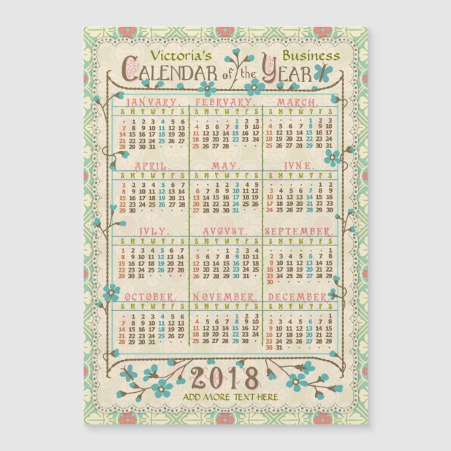 Calendário 2018 (Consulte Descrição para Nova Vers (Frente)