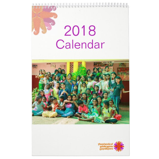 Calendário 2018 da juba de Baale (Capa)
