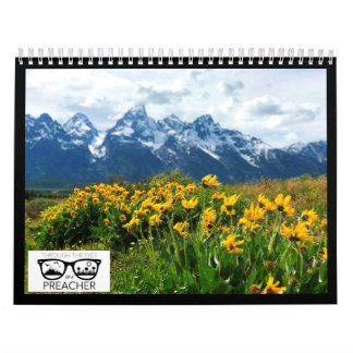 Calendário 2018 da natureza da vida na estrada!