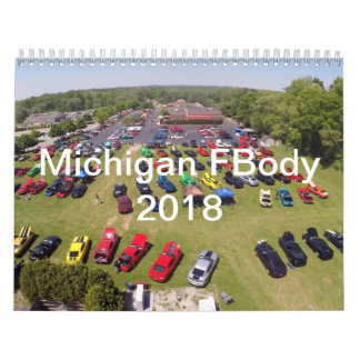 Calendário 2018 de Michigan FBody