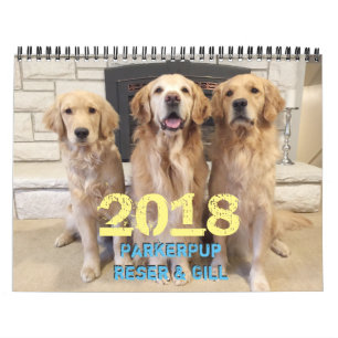 Calendário 2018 de ParkerPup
