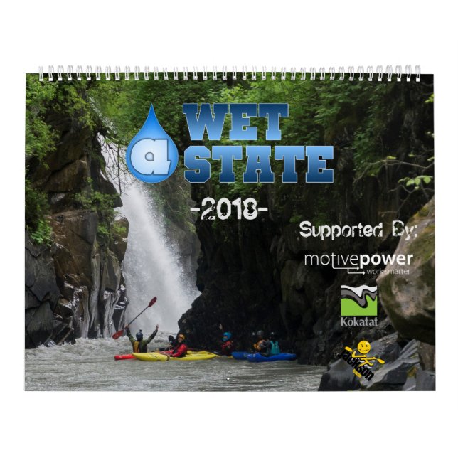 Calendário 2018 de Whitewater (2018) (Capa)