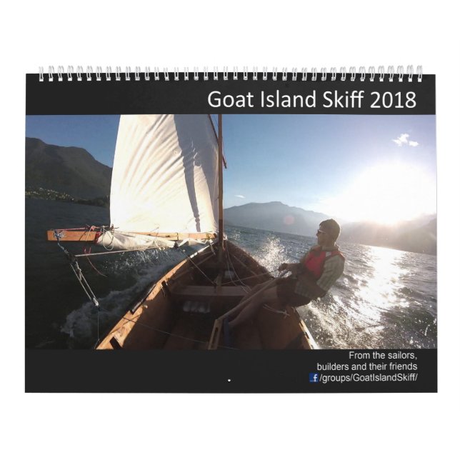 Calendário 2018 do Skiff da ilha da cabra (Capa)
