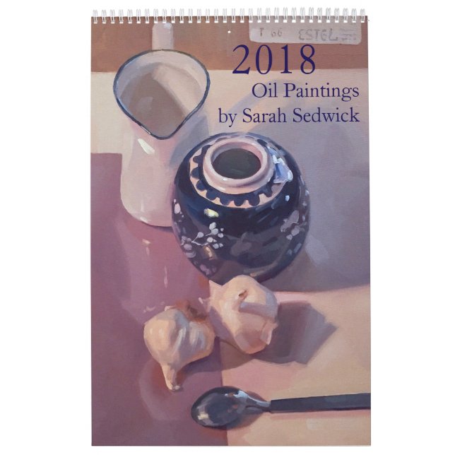 Calendário 2018: Pinturas de Sarah Sedwick (Capa)