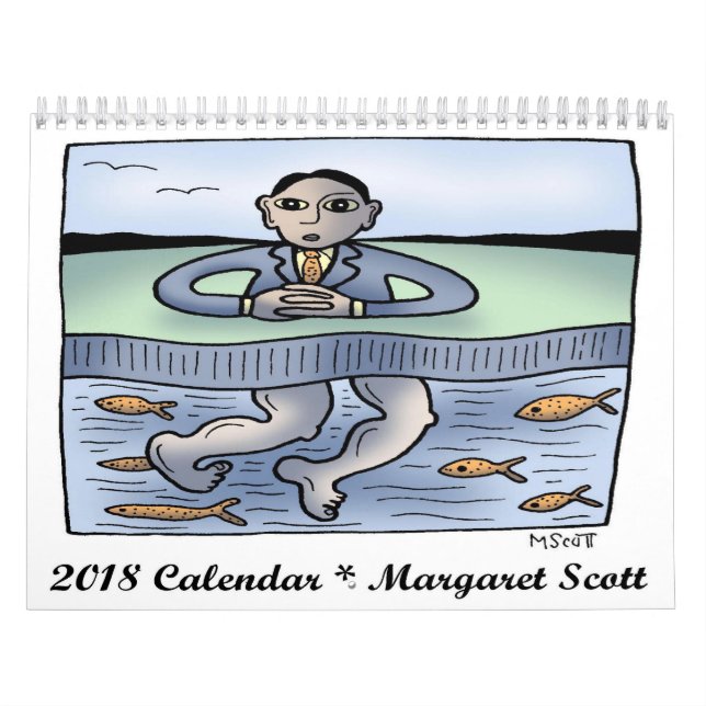 Calendário 2018 por Margaret Scott (Capa)