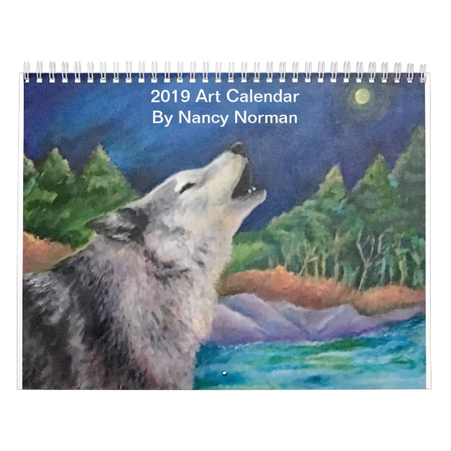 Calendário 2019 da arte pelo normando de Nancy (Capa)