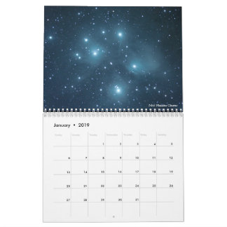 Calendário 2019 da astronomia