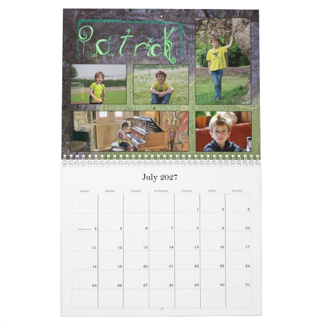 Calendário 2019 da família de Fuqua (Jul 2027)