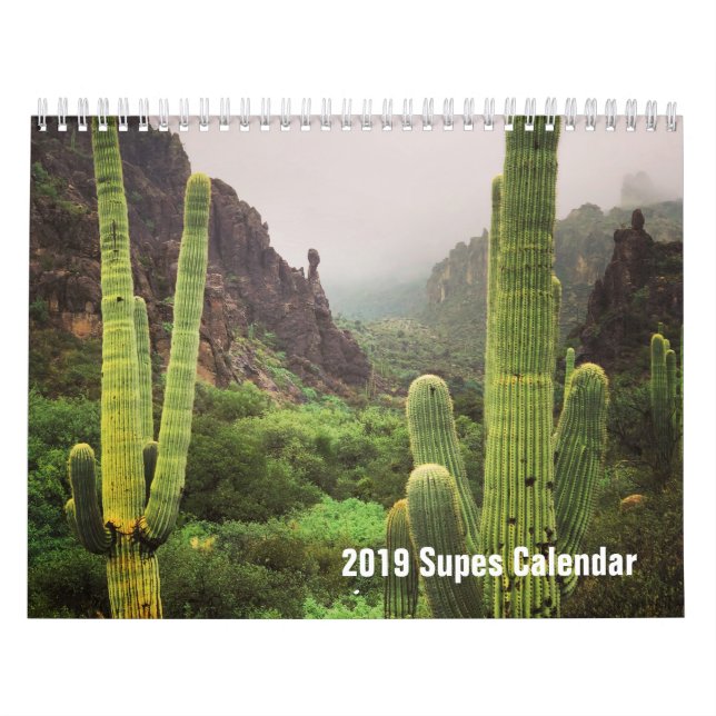 Calendário 2019 de Supes (Capa)