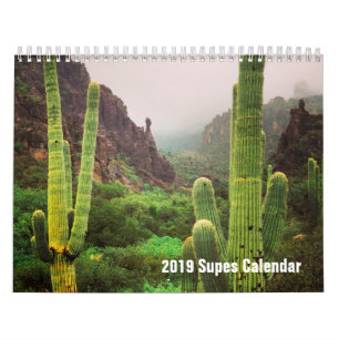 Calendário 2019 de Supes