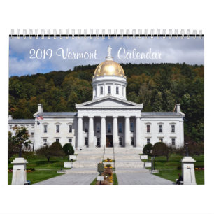 Calendário 2019 de Vermont