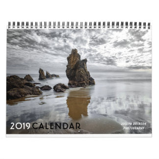 Calendário 2019 do oceano do Seascape