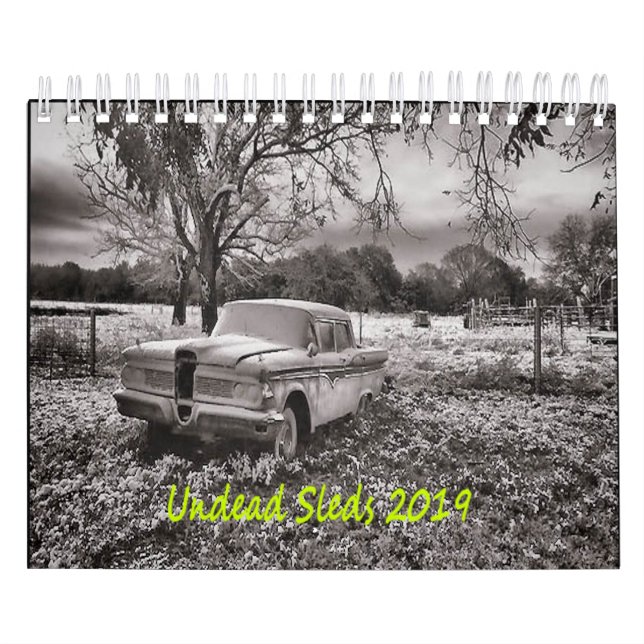 Calendário 2019 dos trenós do vivo (Capa)