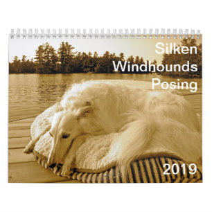 Calendário 2019 levantamentos macios de Windhounds