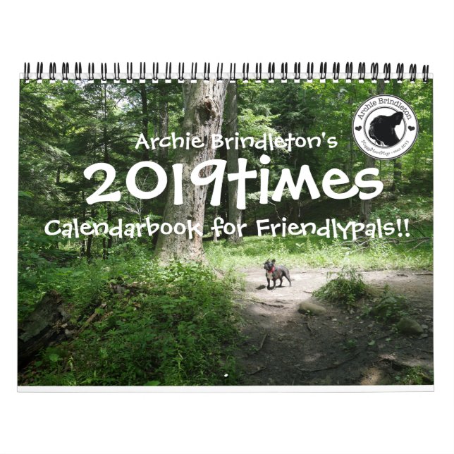 Calendário 2019times Calendarbook do archie Brindleton!! (Capa)