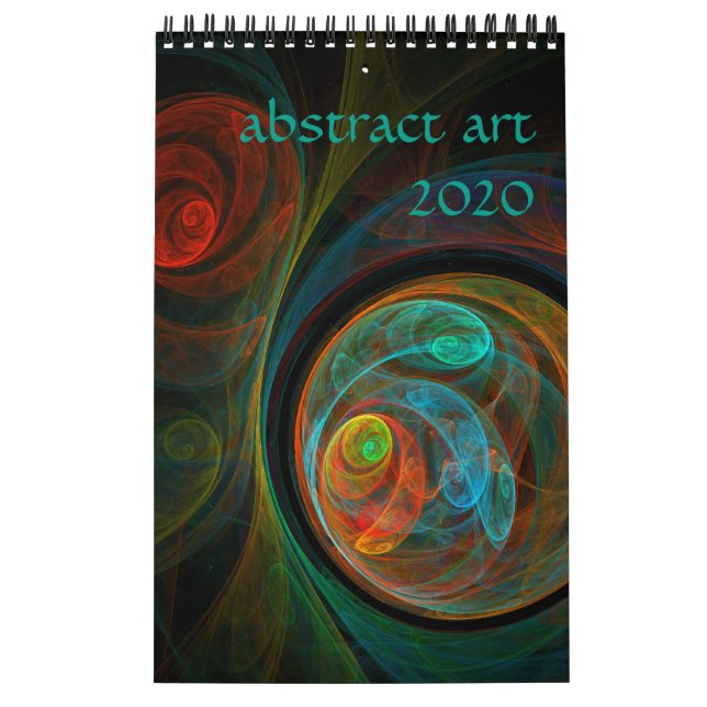 Calendário 2020 Abstrato moderna (Capa)