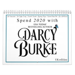 Calendário 2020 Darcy Burke Historical Romance Calendar - Rei