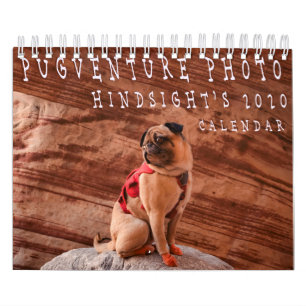 Calendário 2020 do Pugventure Photo Hindsight (Peq