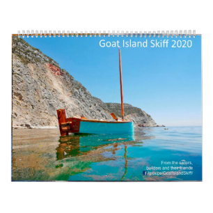 Calendário 2020 do Sailboat - Skiff da Ilha de Ca