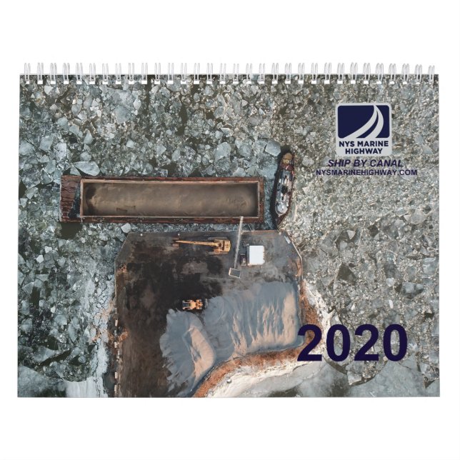 Calendário 2020 - Tugs & Barges da autoestrada mar (Capa)