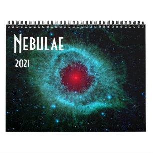 Calendário 2021 Astronomia Espacial Universo Nasa Nebulae