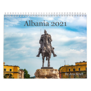 Calendário 2021 da Albânia