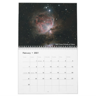 Calendário 2021 do AstronoMolly Images