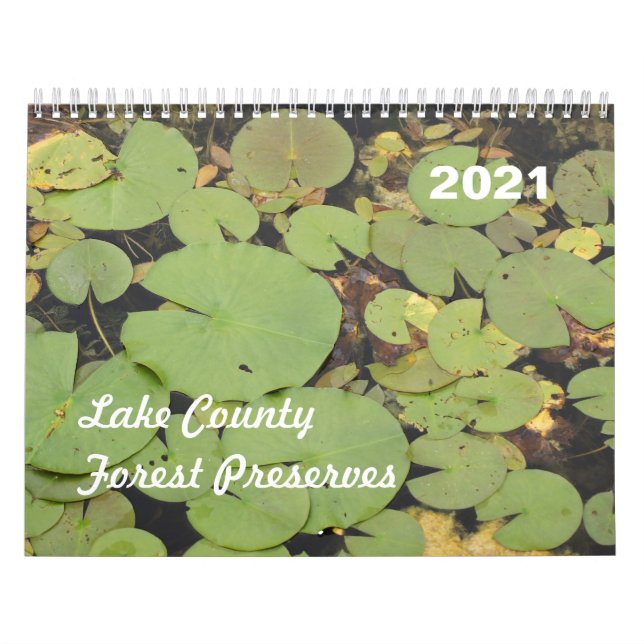 Calendário 2021 do Lago County Forest Preserve (Capa)
