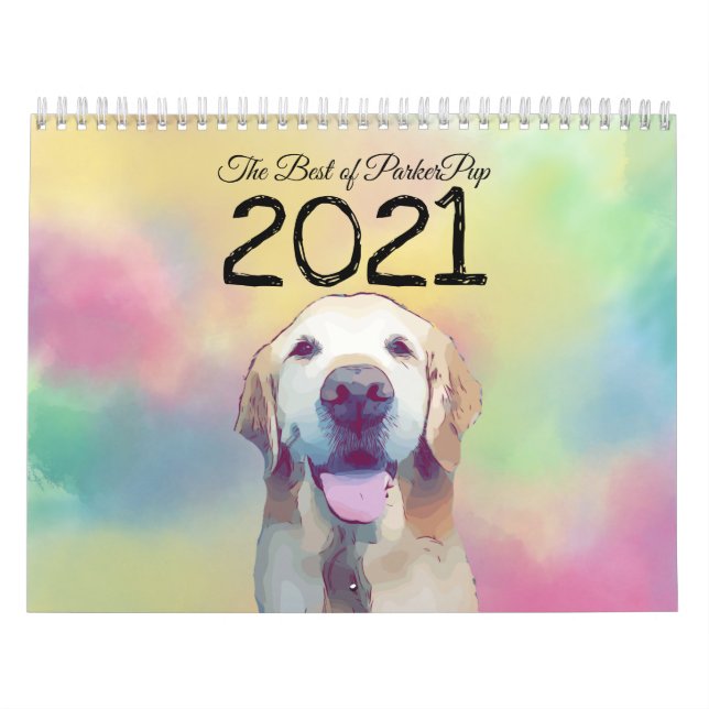 Calendário 2021: O melhor do ParkerPup (Capa)