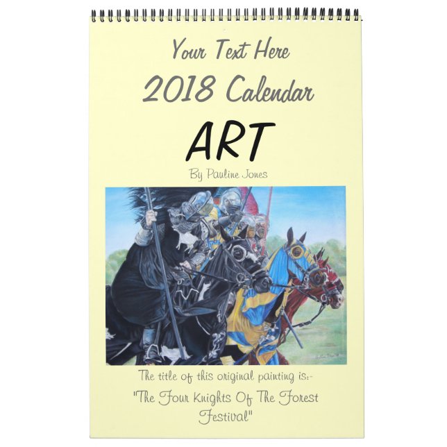 Calendário 2021 — original scape art jousting dog (Capa)